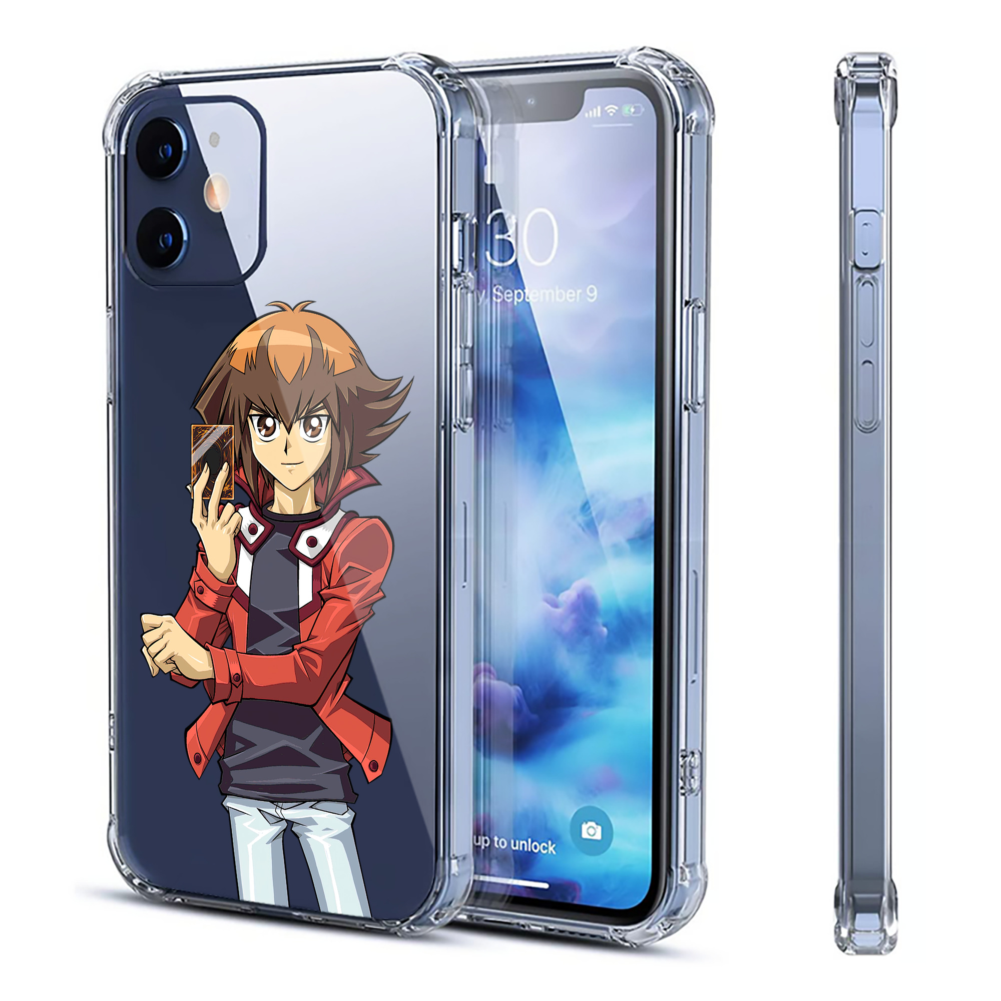 （画像用） 遊☆戯☆王 Yu-Gi-Oh! 【iPhone 12シリーズ対応】透明スマホケース（クリアソフトケース）